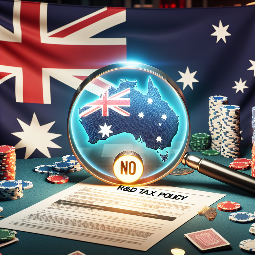 Australia Updates R&D Tax Policy, Excludes Gambling Activities